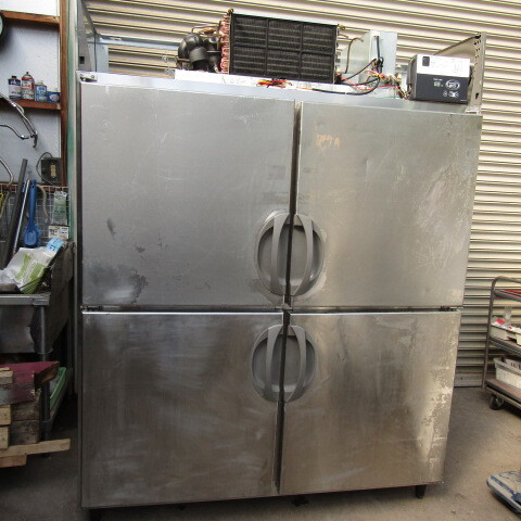 【埼玉発】フクシマ 業務用冷凍庫 4ドア 1067L ARN-154FMD 2014年製 三相200V 上部パネルなし 現状販売 中古★6-0314拍卖