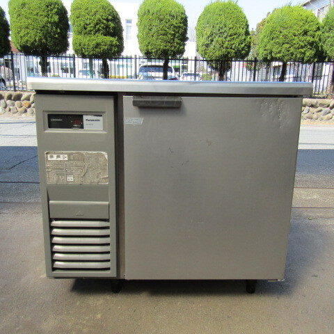 【埼玉発】Panasonic 業務用コールドテーブル冷凍庫 1ドア コールドテーブル SUF-K971B 205L 2021年製 100V 50/60Hz 中古★7-0321拍卖