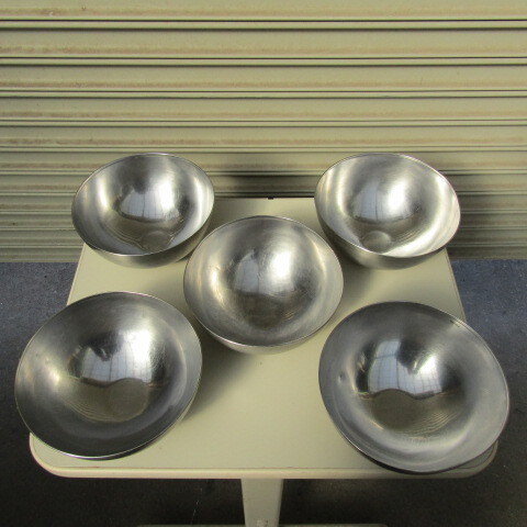 【埼玉発】【5個セット】IKEA イケア ステンレスボウル 直径20cm 調理ボウル サラダボウル 中古★7-0218-2拍卖