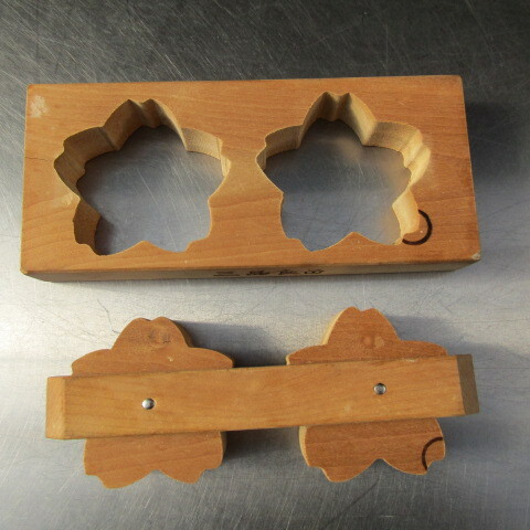 【埼玉発】木型 桜 型押し 中古★7-0126-3拍卖