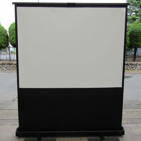 【埼玉発】EPSON エプソン ロールスクリーン ELPSC28 80型 プロジェクター 携帯型ロールスクリーン 床置きスクリーン 自立型 中古★7-0523拍卖