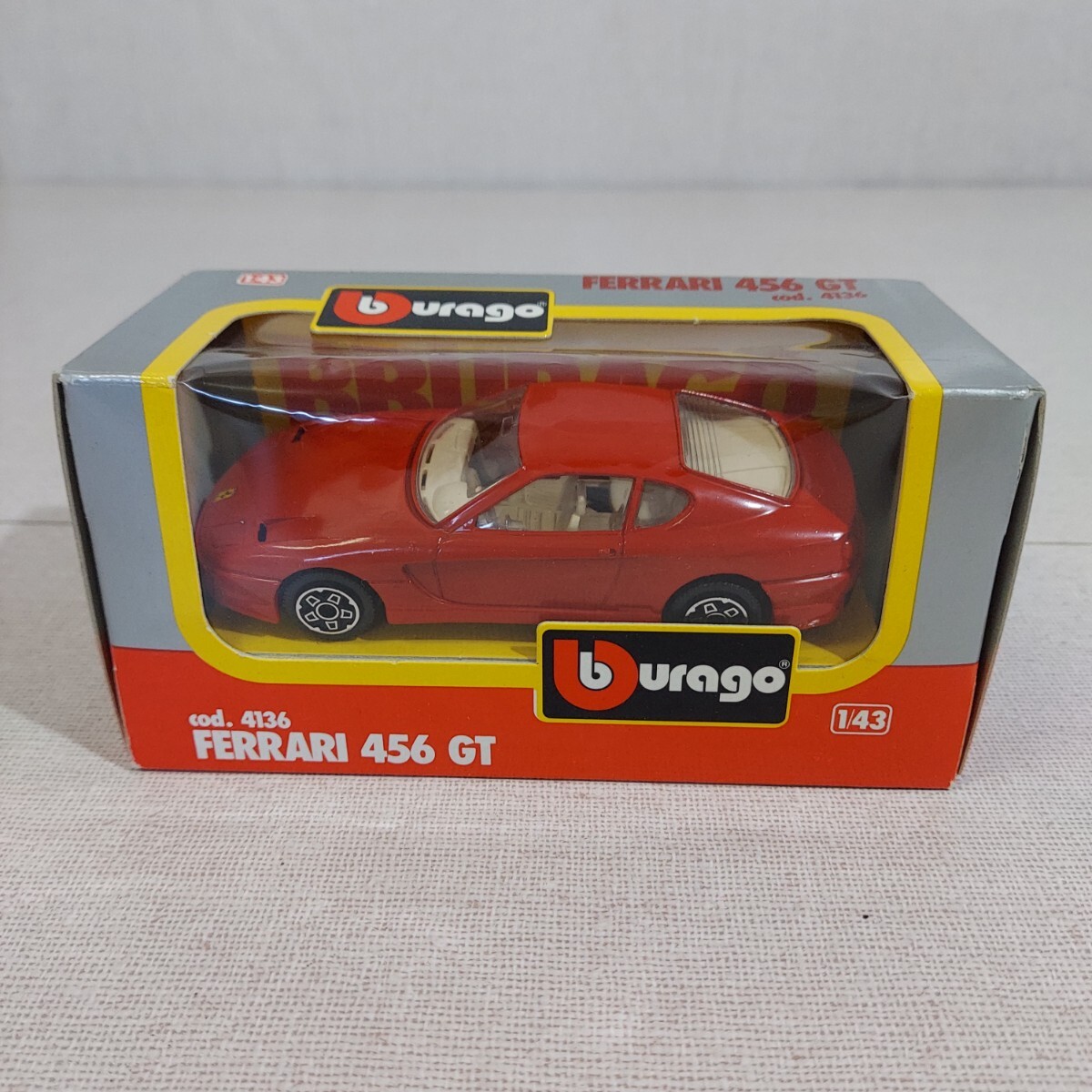 1円スタート! ミニカー ブラーゴ 1/43 イタリア製 FERRARI 456 GT フェラーリ 拍卖