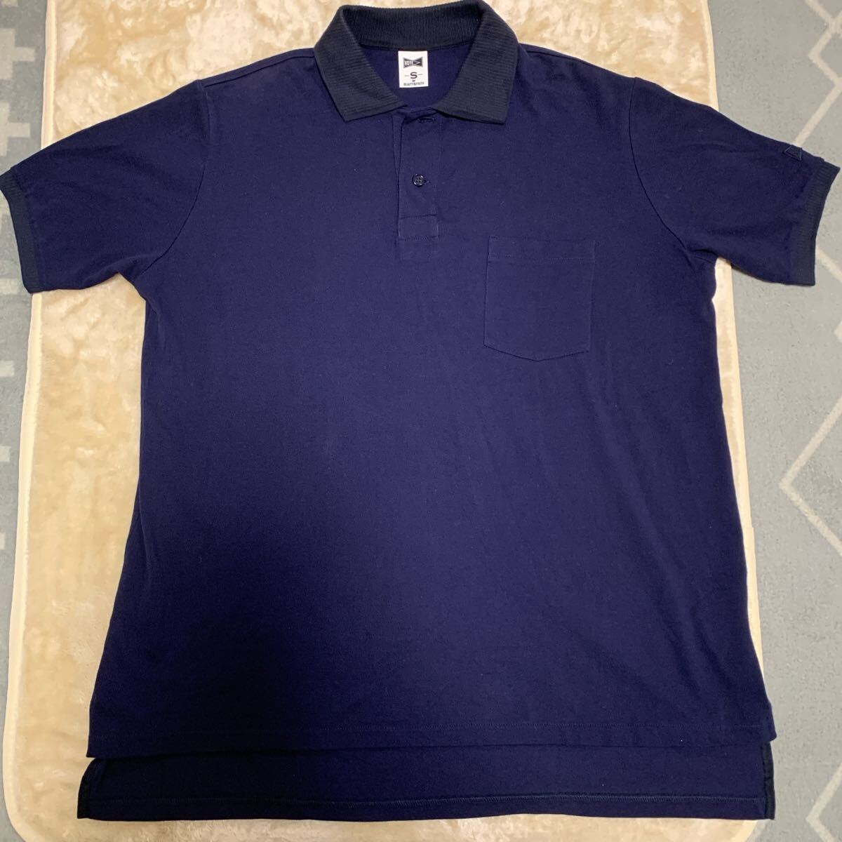 VOTE × beaut&youth ポロシャツ Sサイズ ネイビー ポケット付 コラボポロシャツ拍卖
