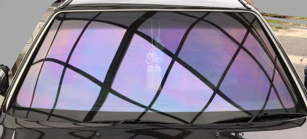 75cm×150cm ゴースト2ネオ 切り売り オーロラフィルム ゴーストフィルム ロール販売 切売り カーフィルム フロントガラス用 送料無料拍卖