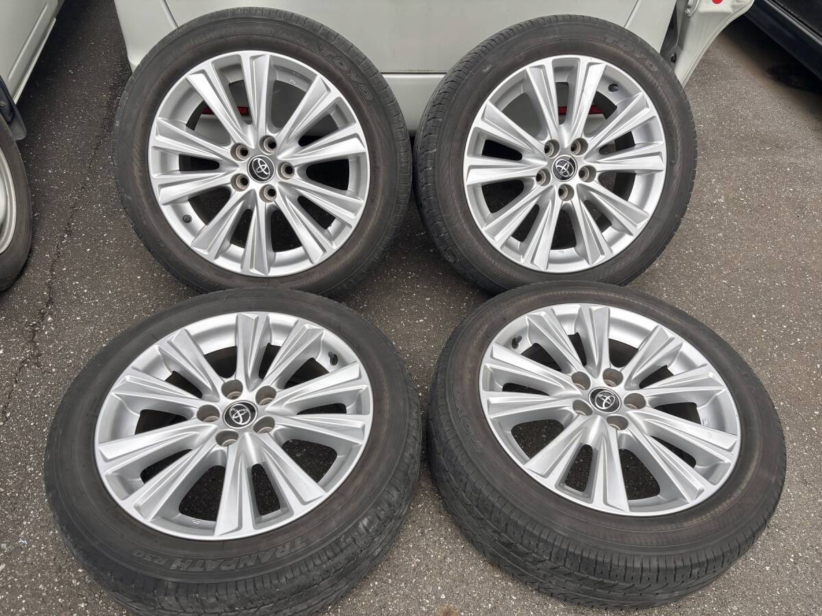 埼玉 手渡し可 30 アルファード ヴェルファイア 純正 235/50R18 7.5J +45 PCD 114.3 4本セット拍卖