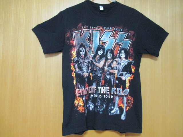 即決★KISS キッス END OF THE RUAD ワールドツアー Tシャツ/サイズ M拍卖