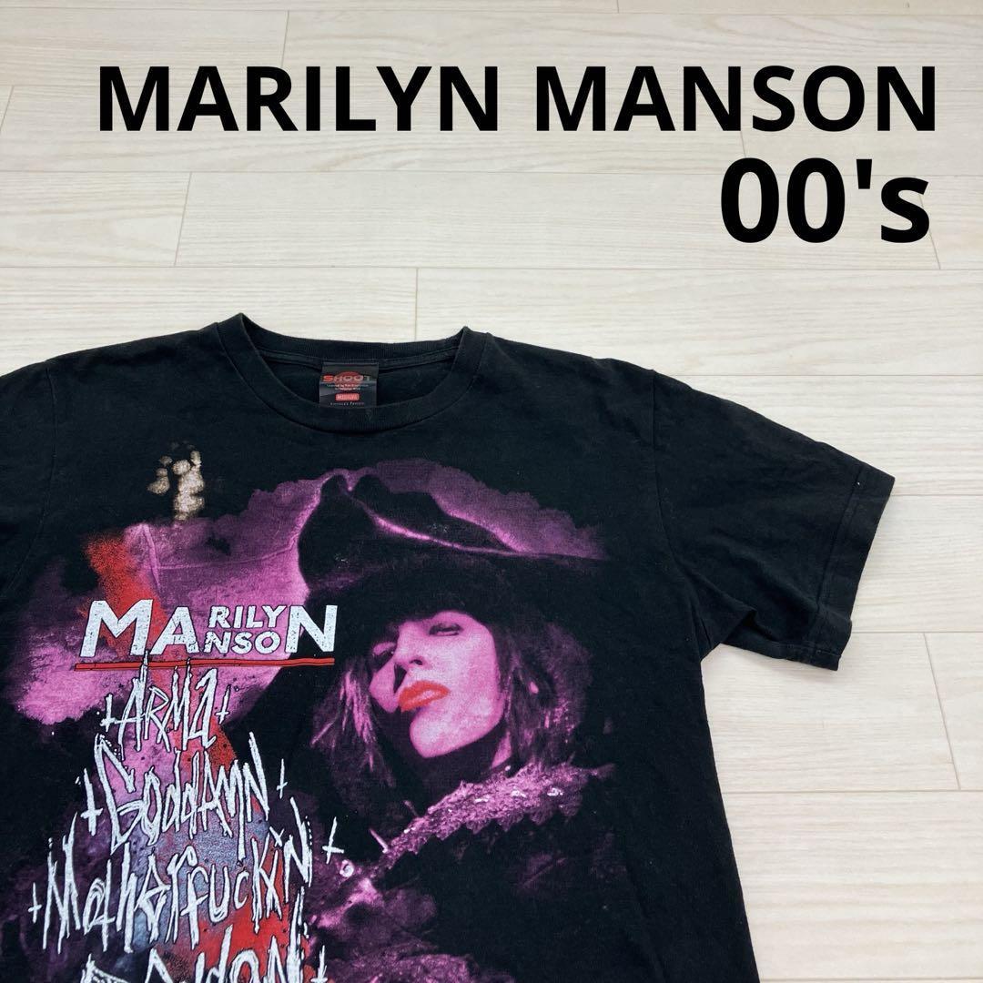 SHOOT シュート MARILYN MANSON 00's バンドTシャツ W25961拍卖
