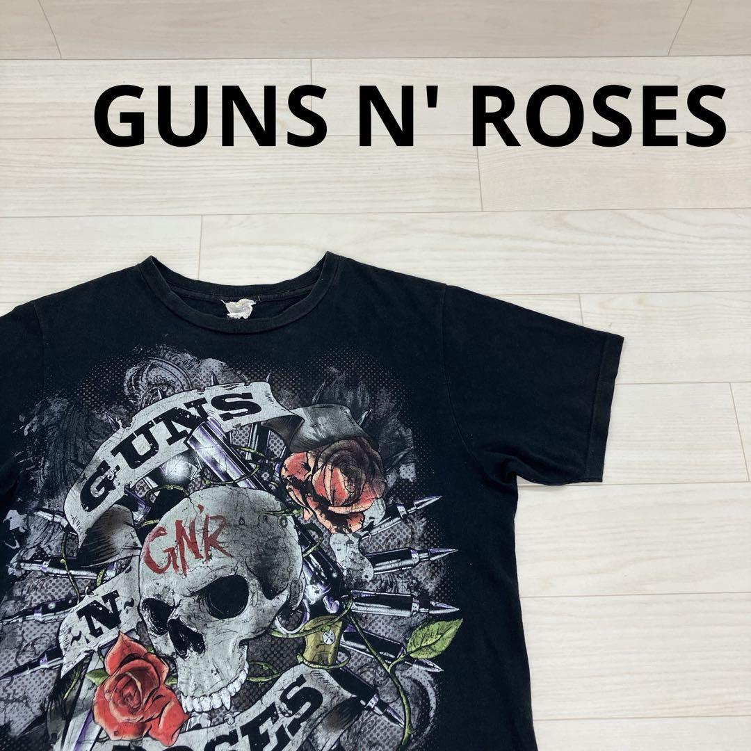 USED ユーズド Bay Island GUNS N' ROSES ガンズアンドローゼス バンドTシャツ W25962拍卖