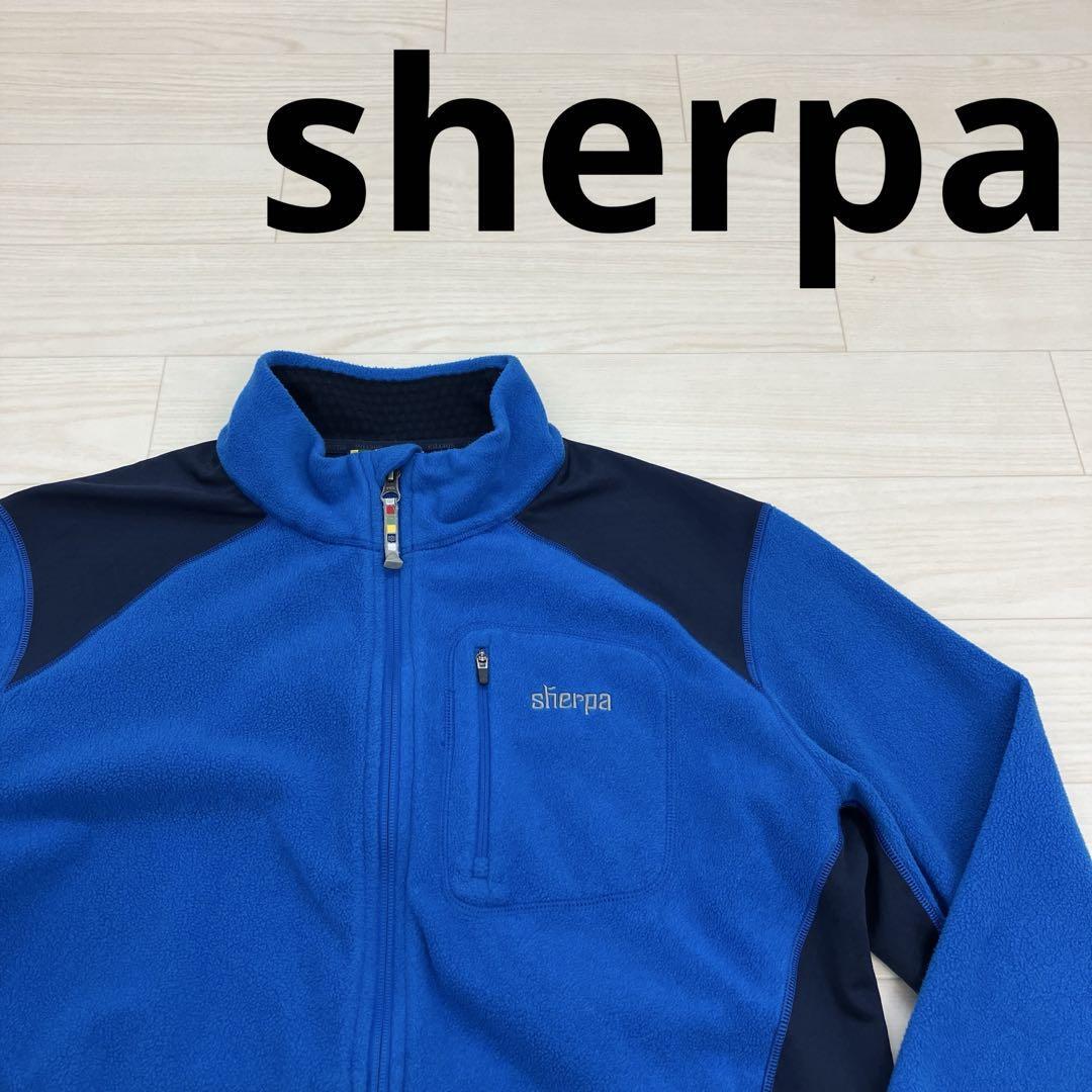 sherpa シェルパ ADVENTURE GEAR KARMA BLACK ZIP T フリースジャケット W25973拍卖