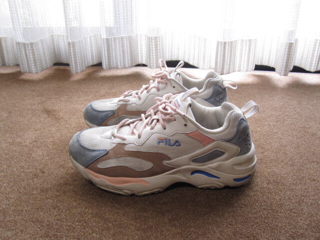 FILA フィラ スニーカー US6.5/24.5cm USEDキレイ拍卖