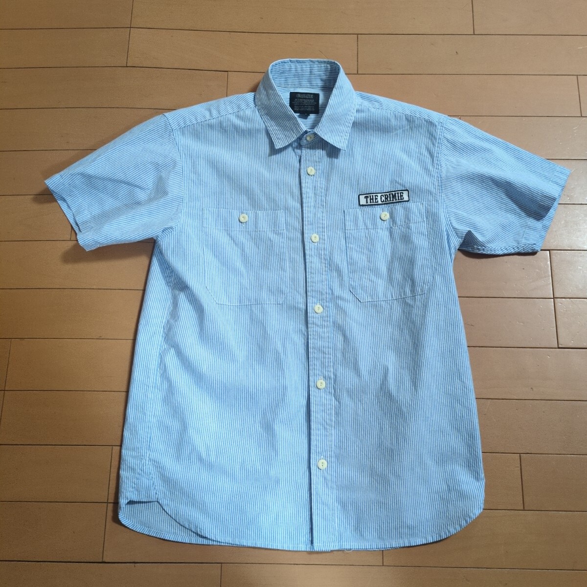 CRIME 半袖シャツ クライム 古着 アメカジ バイク 拍卖