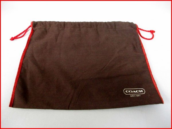 COACH/コーチ◇保管袋 保存袋 チョコ 29.5×23.5cm拍卖