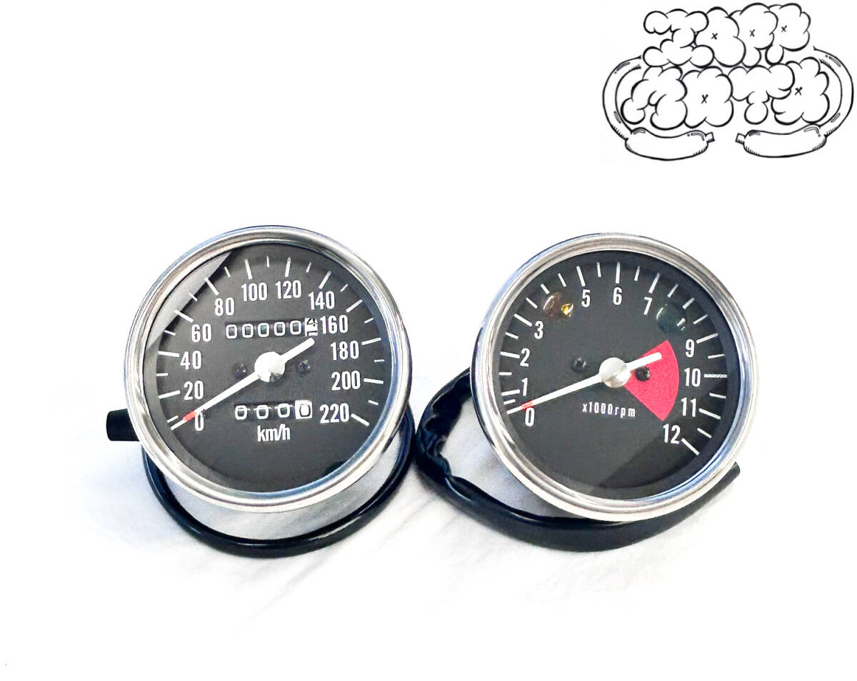 ◆◇特価 新品 リプロ◇◆H1 初期 純正タイプ スピード&タコ メーターASSY セット KAWASAKI カワサキ拍卖