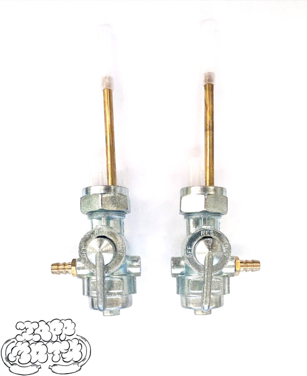 ◆◇新品 リプロ◇◆W1SA W1 W1S 650RS W3 純正タイプ ガソリンコックAssy 左右セット KAWASAKI カワサキ拍卖