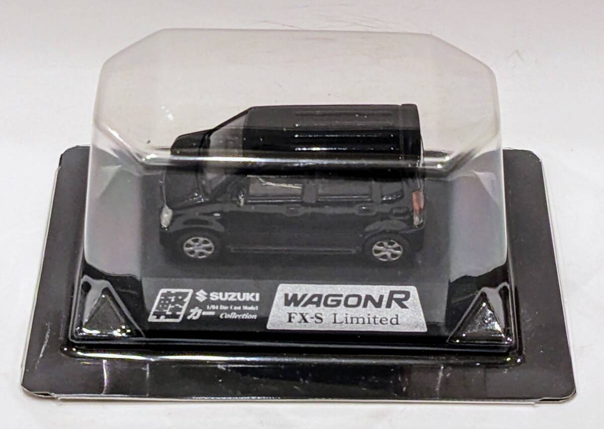 童友社 軽カー コレクション スズキ ワゴンR FX-S リミテッド ブルーイッシュブラックパールⅢ 1/64 未使用 箱付き拍卖