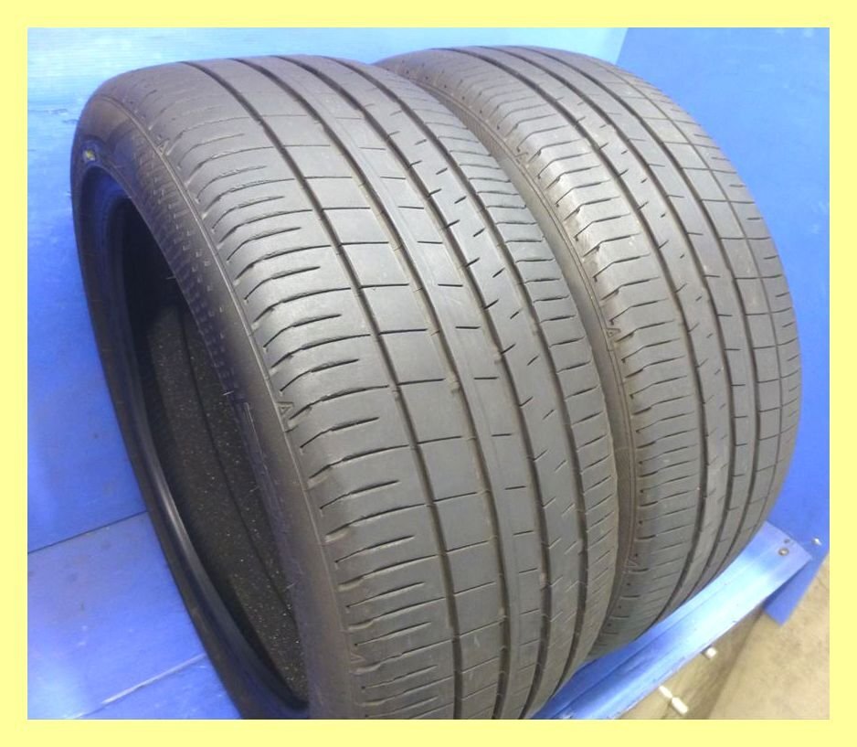 売り切り 2021-2023年製 8分山 2本セット 静粛 サイレントコア 最高級 ダンロップ ★ ビューロ VE304 【225/45R18】 2本★QF0476 クラウン拍卖