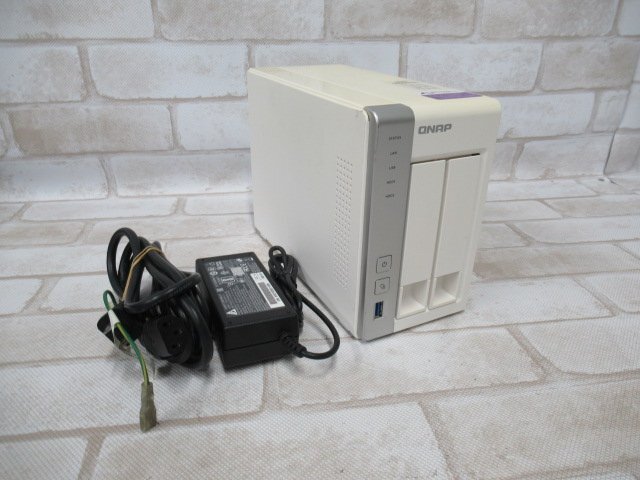 AE0551 Ω 新LB 0164k 保証有 QNAP【 TS-231P 】Network Attached Storage 2ベイ NAS HDD:4TB×2 動作確認/初期化済 AC付拍卖