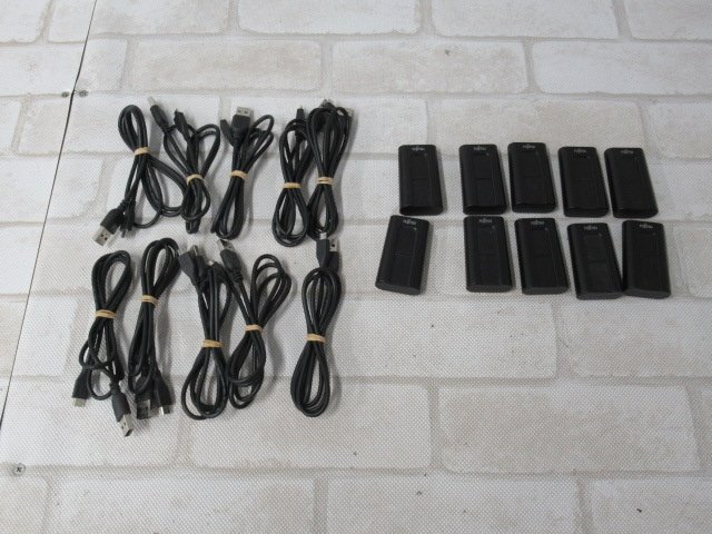 Ω 新LF 0282t 保証有 FUJITSU【 FS-410U 】富士通 指紋認識装置 10個 USBケーブル付拍卖