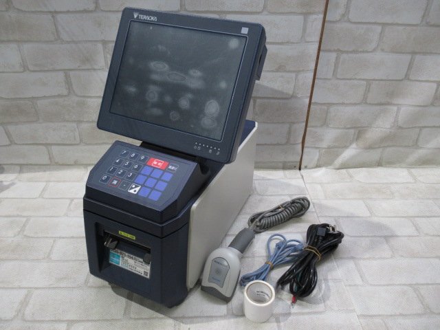 Ω 新DC 1162♪ 保証有 TERAOKA【 SAN-560 】寺岡精工 ラベルプリンター 領収書発行可 印字確認済 スキャナー付拍卖