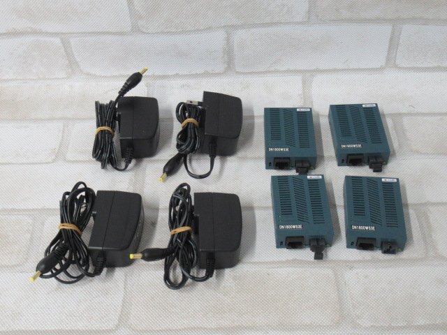 Ω 新LO 0135h 保証有 DYDEN【 DN1800WS3E 】大電 メディアコンバータ 4個セット 通電確認済 AC付拍卖
