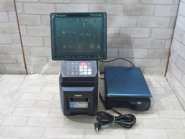 Ω 新DC 1169h 保証有 TERAOKA【 DPS-560Ⅱ 】寺岡精工 ラベルプリンター+電気抵抗線式はかり ひょう量3/6㎏拍卖