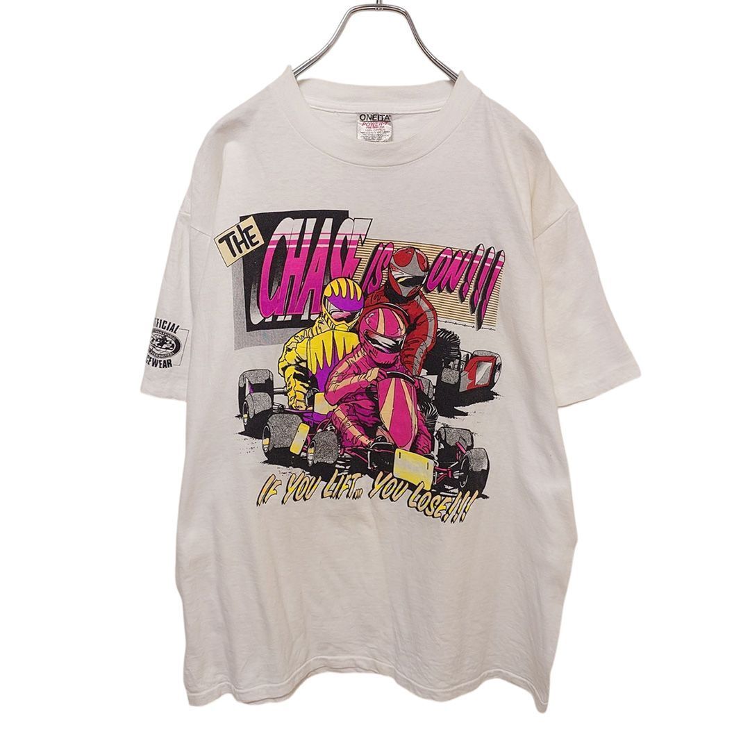 【ONEITA】 90s USA製 シングルステッチTシャツ S-1700拍卖