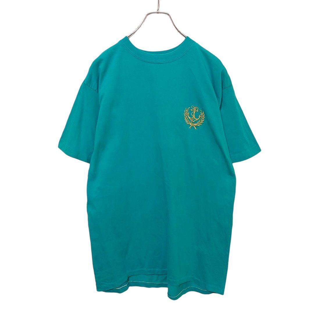 【VINTAGE】 ワンポイント刺 シングルステッチTシャツ S-1678拍卖