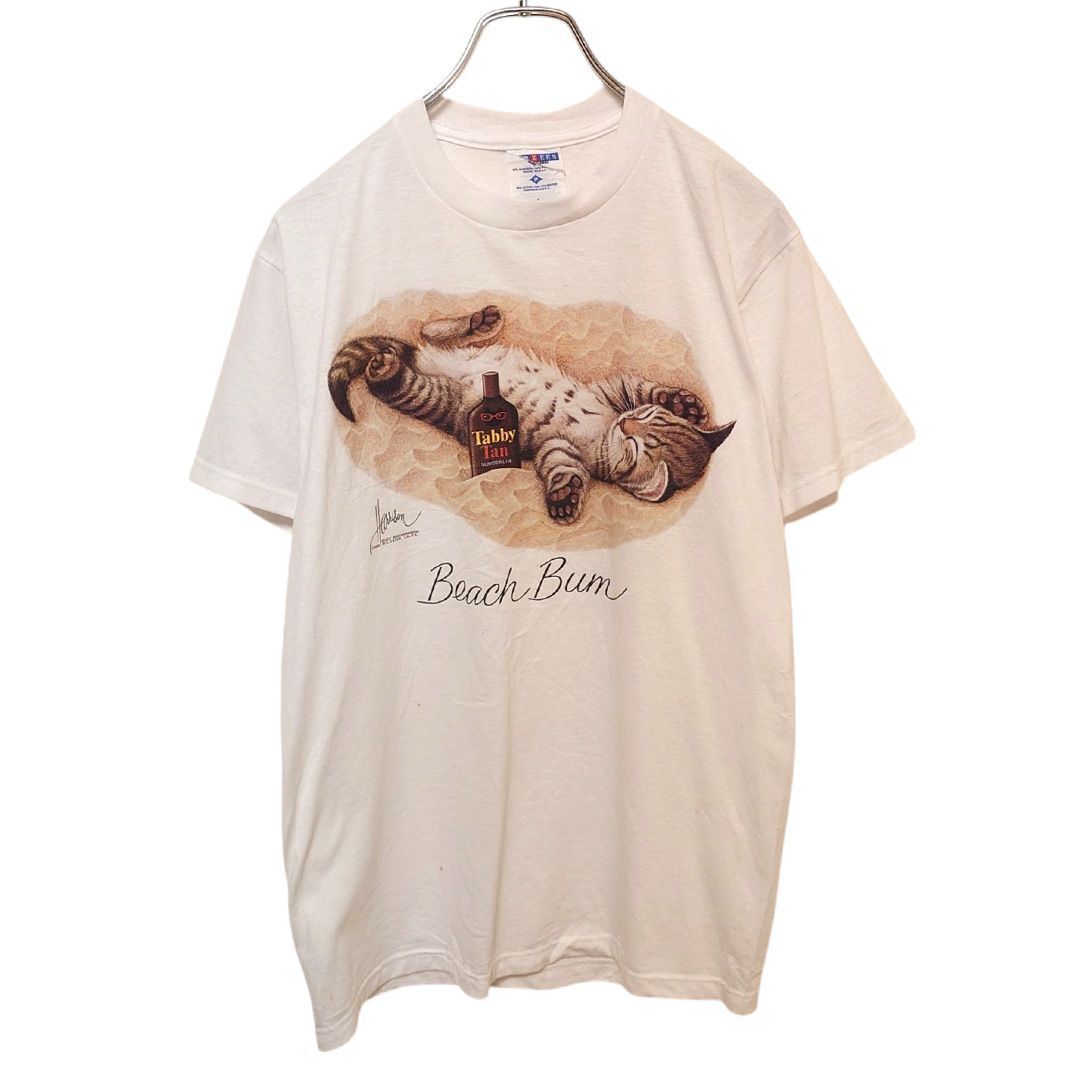 【JERZEES】USA製 ボブ・ハリソン アニマル 子猫Tシャツ S-1839拍卖