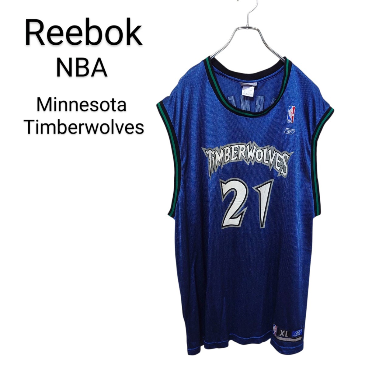 【Reebok】ティンバーウルブズ オーセンティックユニフォーム A-3730拍卖