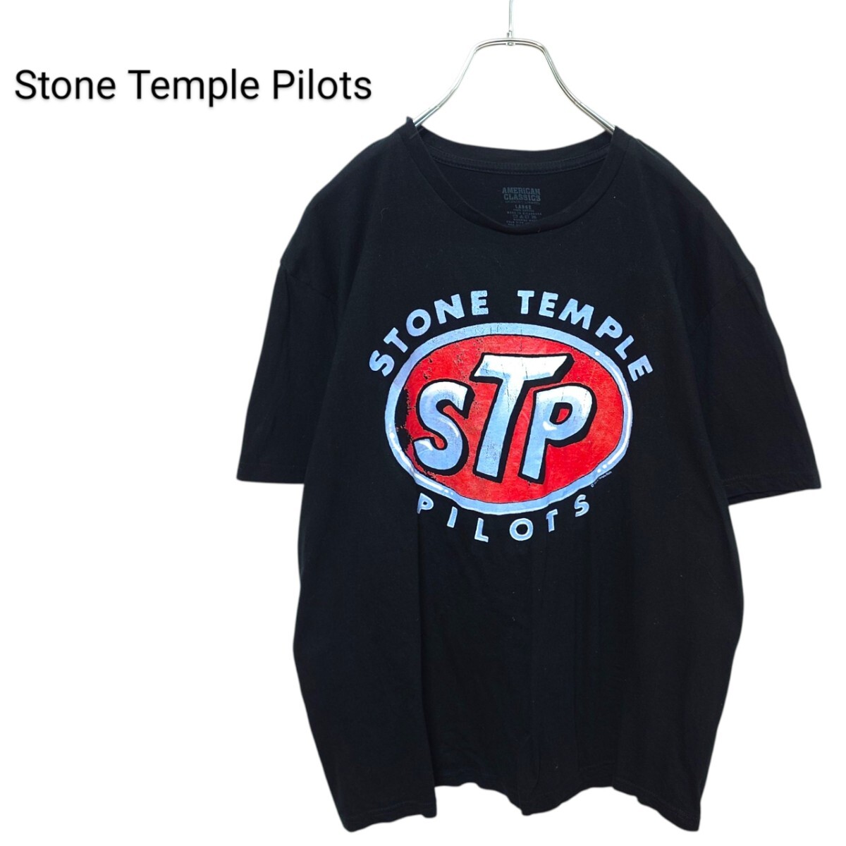 Stone Temple Pilots バンドロゴ バンドTシャツ A-3740拍卖