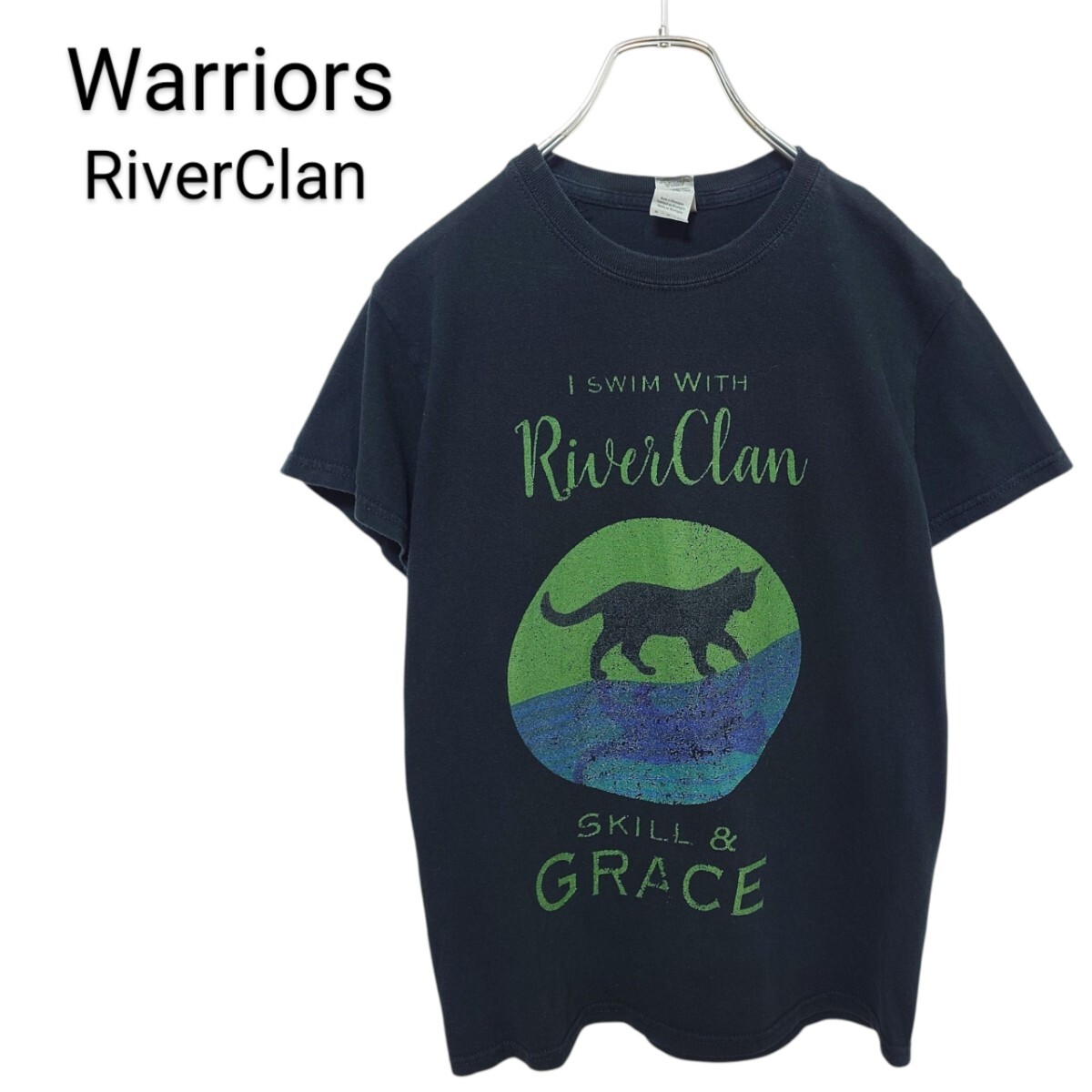 Warriors RiverClan CAT ノベルTシャツ A-3763拍卖