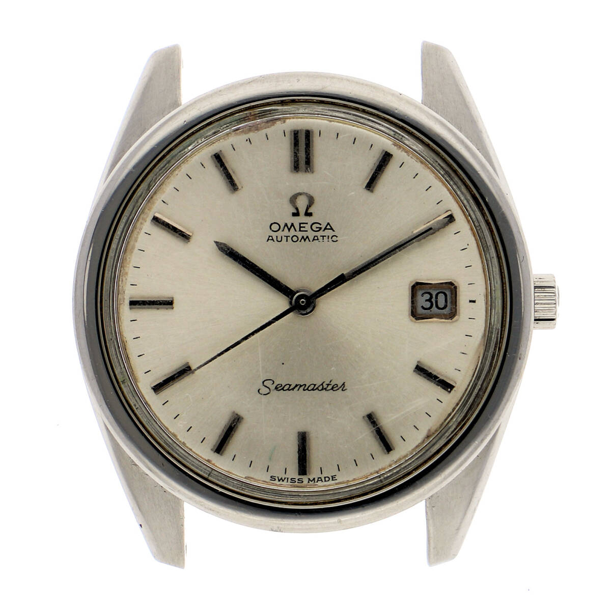 OMEGA オメガ シーマスター シルバーダイヤル SS 自動巻き メンズ【128306】拍卖
