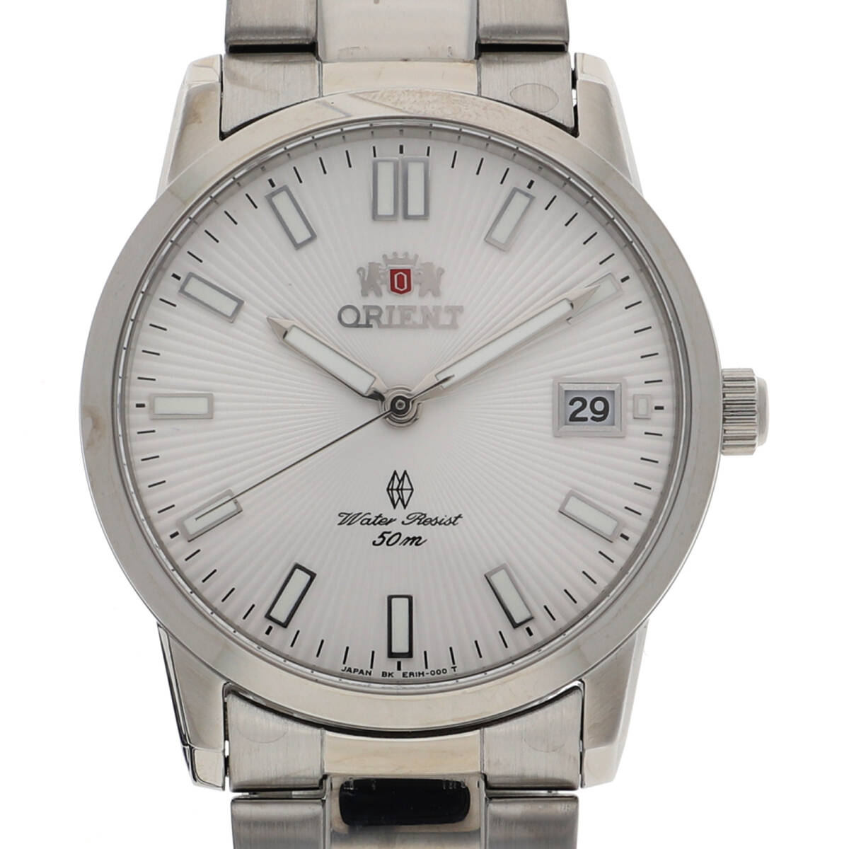 新品 ORIENT オリエント ホワイトダイヤル SS 自動巻き メンズ【131384】拍卖