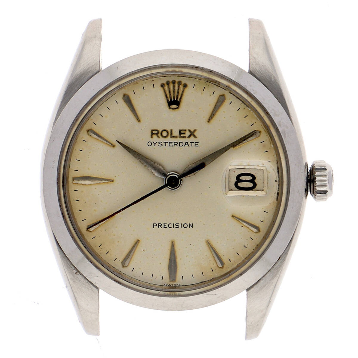 ROLEX ロレックス 6694 オイスターデイトケースとブレス シルバーダイヤル SS 手巻き メンズ【129342】拍卖