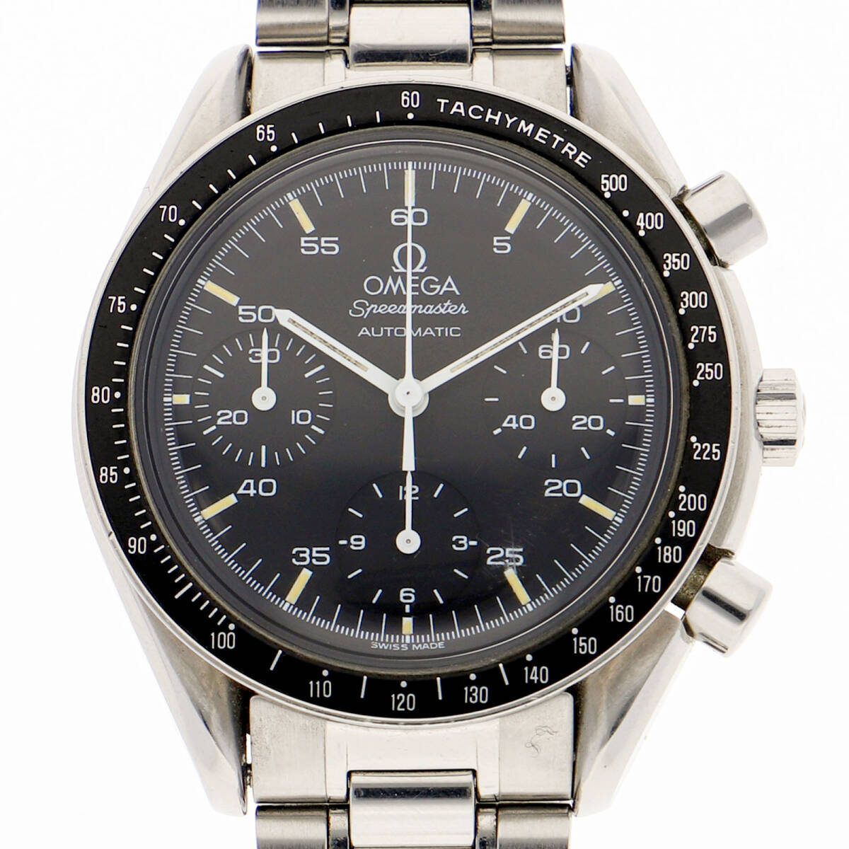 OMEGA オメガ 3510.50 スピードマスター ブラックダイヤル SS 自動巻き メンズ【127292】拍卖