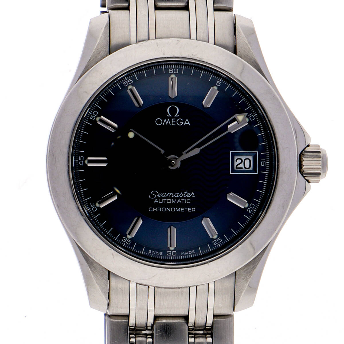 OMEGA オメガ 2501.81 シーマスター ブルーダイヤル SS 自動巻き メンズ【127811】拍卖