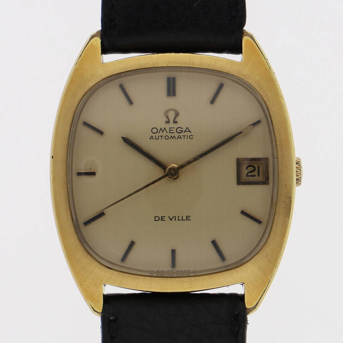 OMEGA オメガ デビル ゴールドダイヤル GP/SS 自動巻き メンズ【127142】拍卖