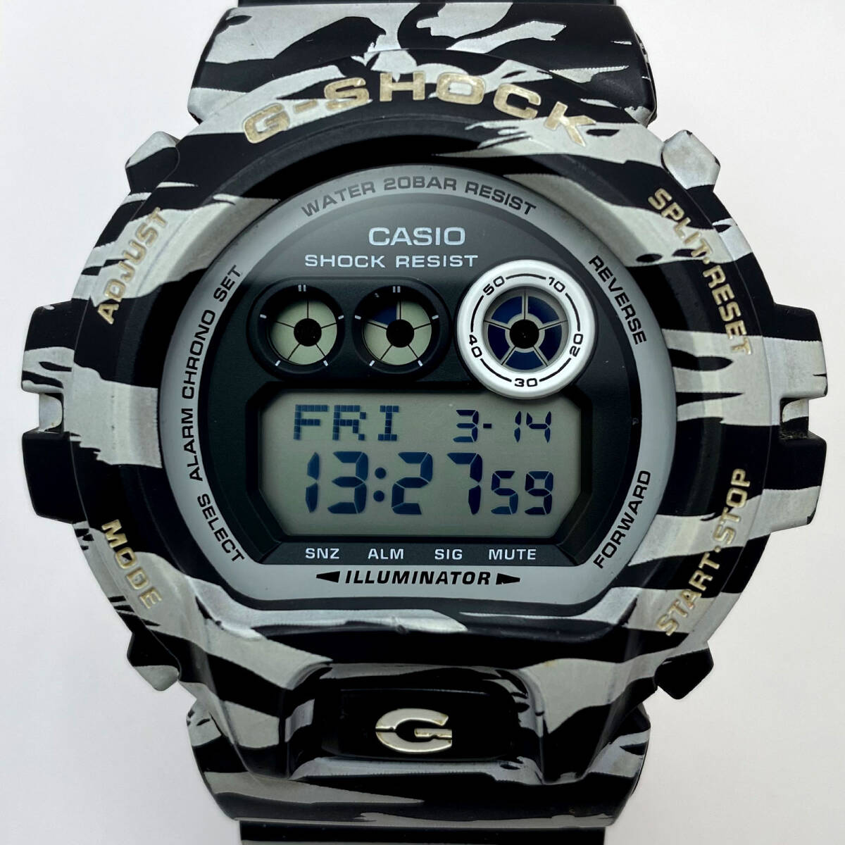 CASIO カシオ GD-X6900BW G-SHOCK ブラックダイヤル SS/ラバー クオーツ メンズ【128379】拍卖