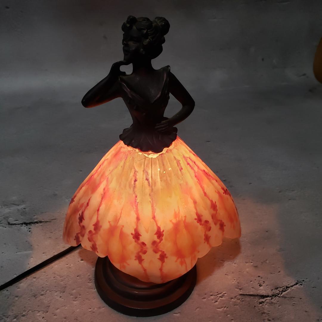 マツヤマ工芸 アンティーク風 ドレスランプ テーブルランプ 卓上ライト 照明器具拍卖