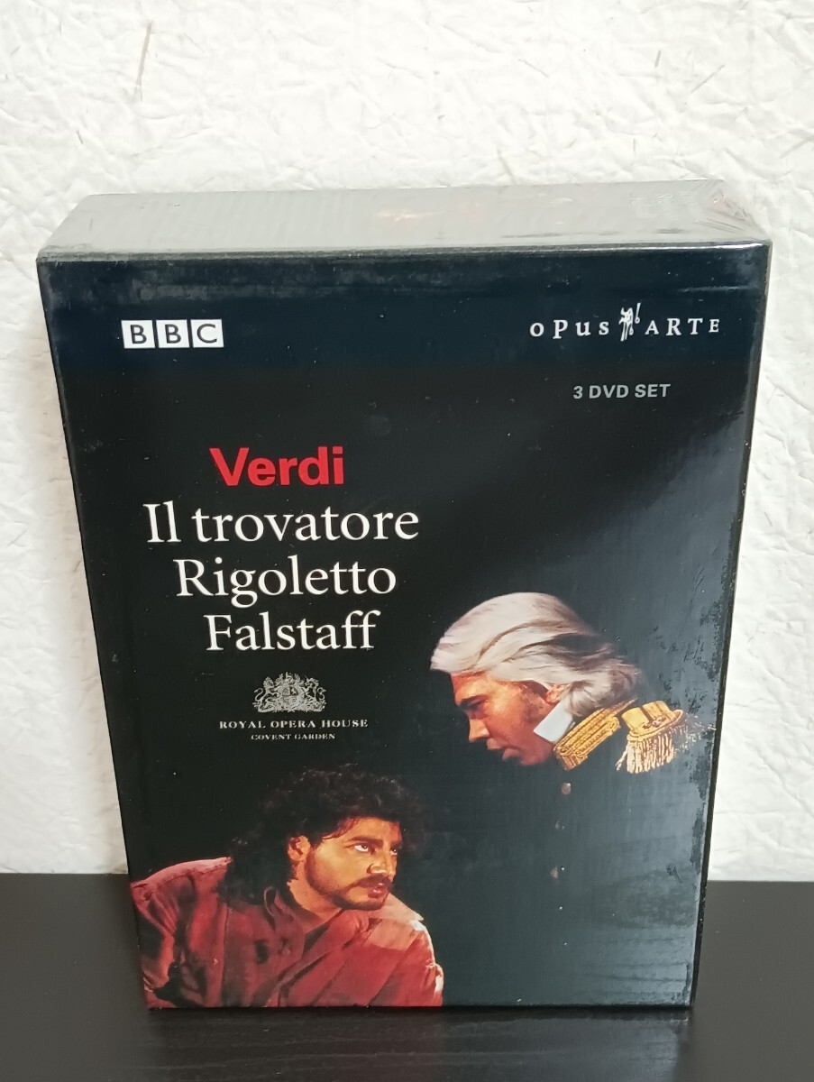 N2.2 未開封品 ヴェルディ・ボックス 歌劇「ファルスタッフ」「リゴレット」「イル・トロヴァトーレ」 3DVD クラシック拍卖