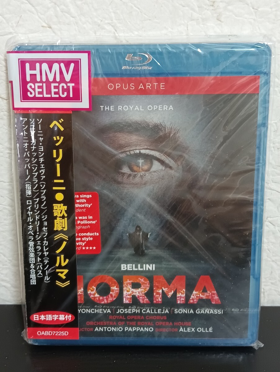 N2.2 未開封品 ベッリーニ 歌劇「ノルマ」 日本語字幕付 Blu-ray クラシック拍卖