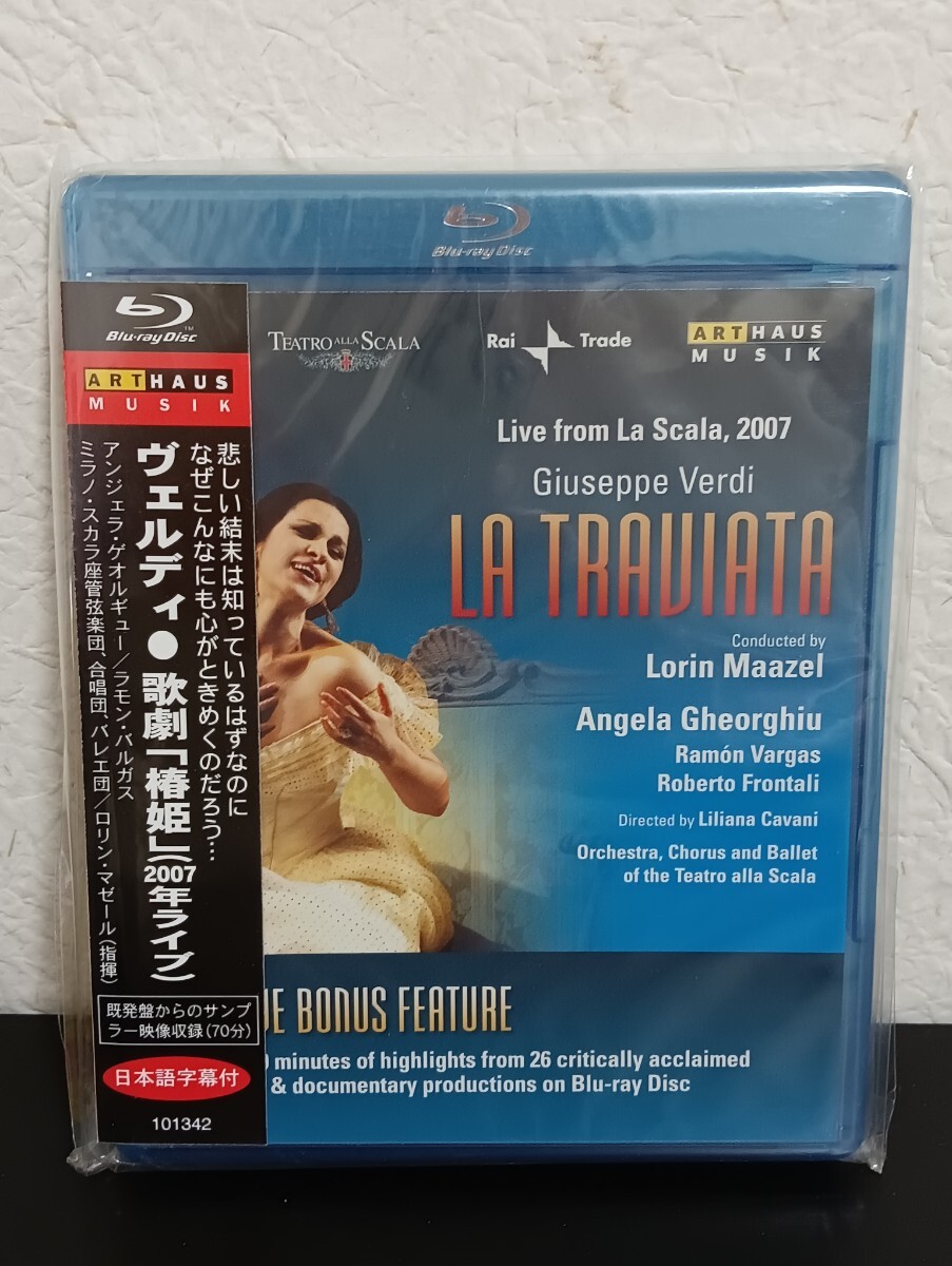 N2.2 未開封品 ヴェルディ 歌劇「椿姫」2007年ライブ 日本語字幕付 Blu-ray クラシック拍卖