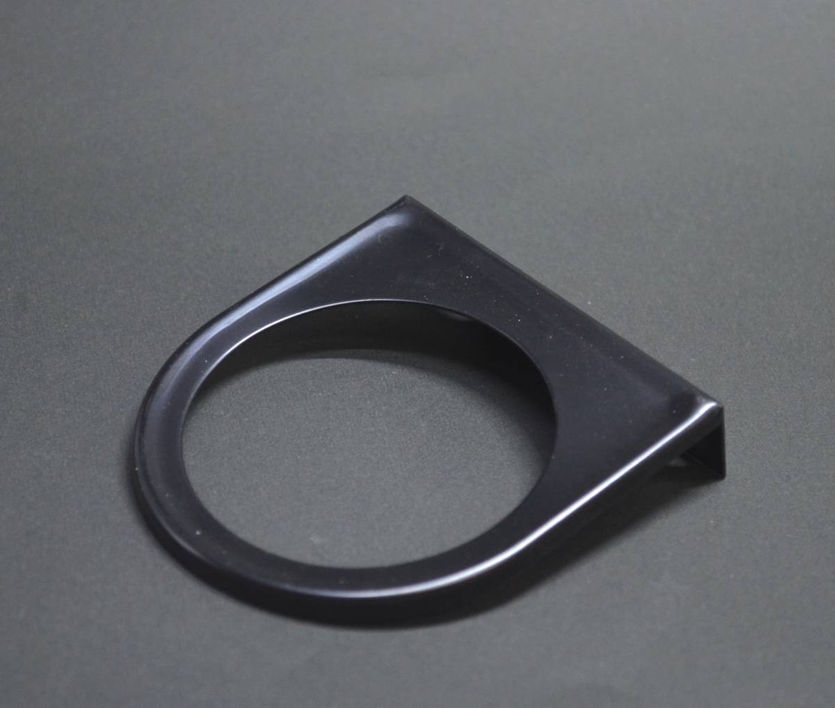 メーターパネル 1穴 追加メーター用ステー ■52mmメーター用 取付ステー つや消し黒 拍卖