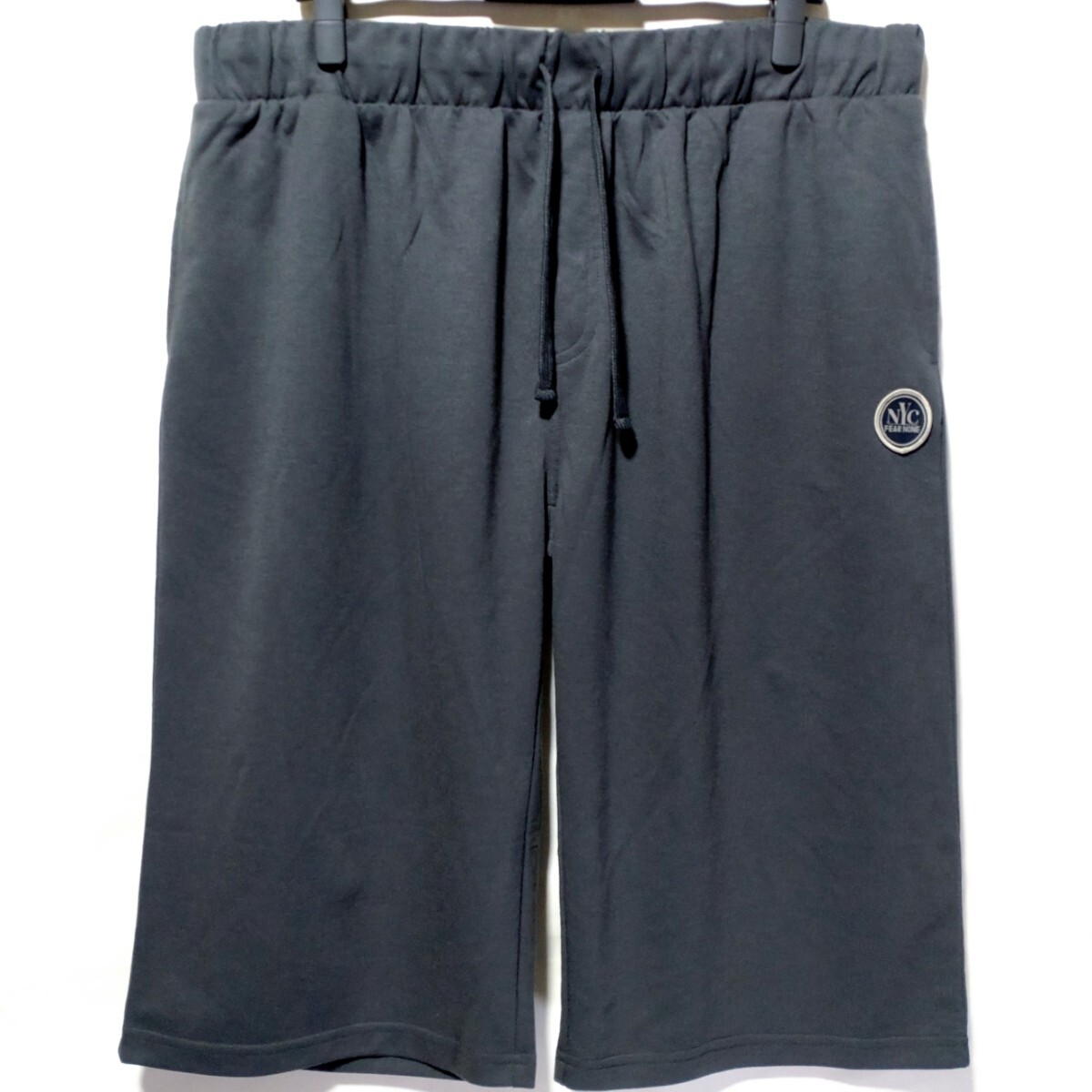 特価/未使用【サイズ=5L(4XL)】ノーブランド/左右ポケット付き/スウェット/ハーフパンツ/胴囲=112~122cm/charcoal②拍卖