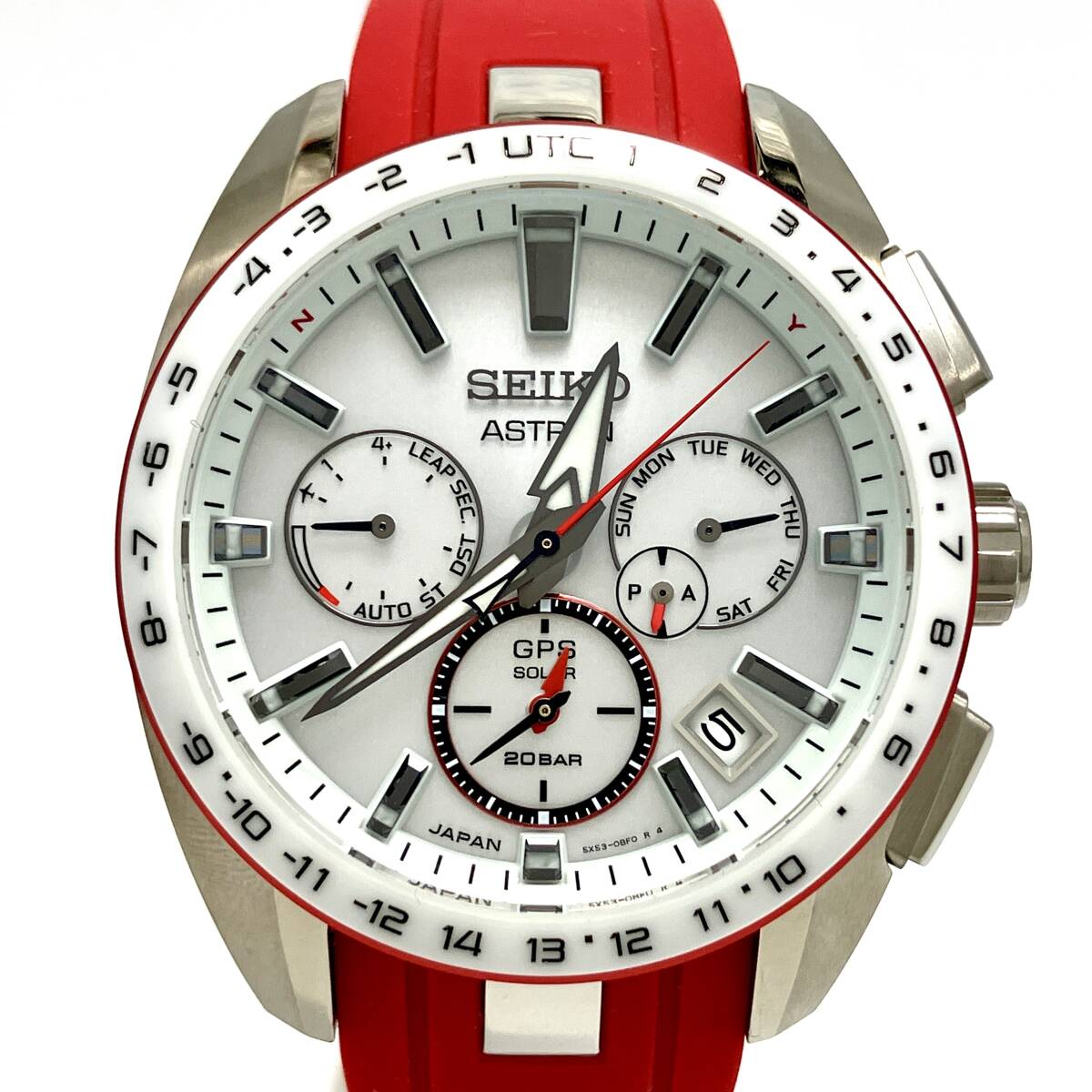 箱 取説 替ベルト 付 SEIKO セイコー ASTRON アストロン 国境なき医師団 コラボレーション 500本限定モデル 5X53-0BH0 GPSソーラー 腕時計拍卖