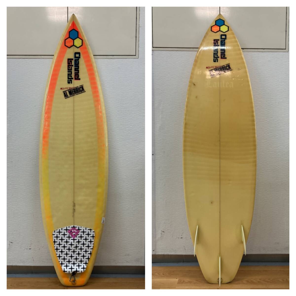 ジャンク 【自宅配送不可:営業所止】 Channelislands 80s Tom Curren The Red Beauty 6’1” サーフボード サーフィン チャネル 鎌倉大船拍卖