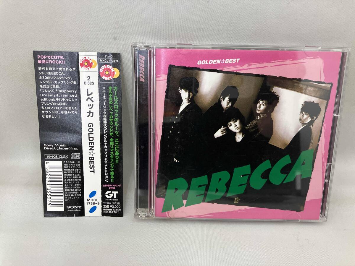 盤面キズあり(小)、タバコ臭あり レベッカ CD GOLDEN☆BEST REBECCA拍卖