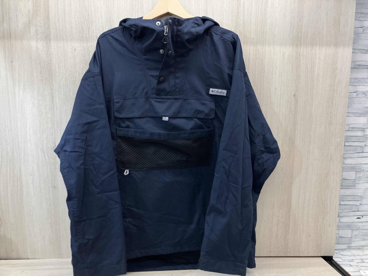 通年 Columbia コロンビア ゴールドクリーク アノラックPM0362 ネイビー アウトドア XL拍卖