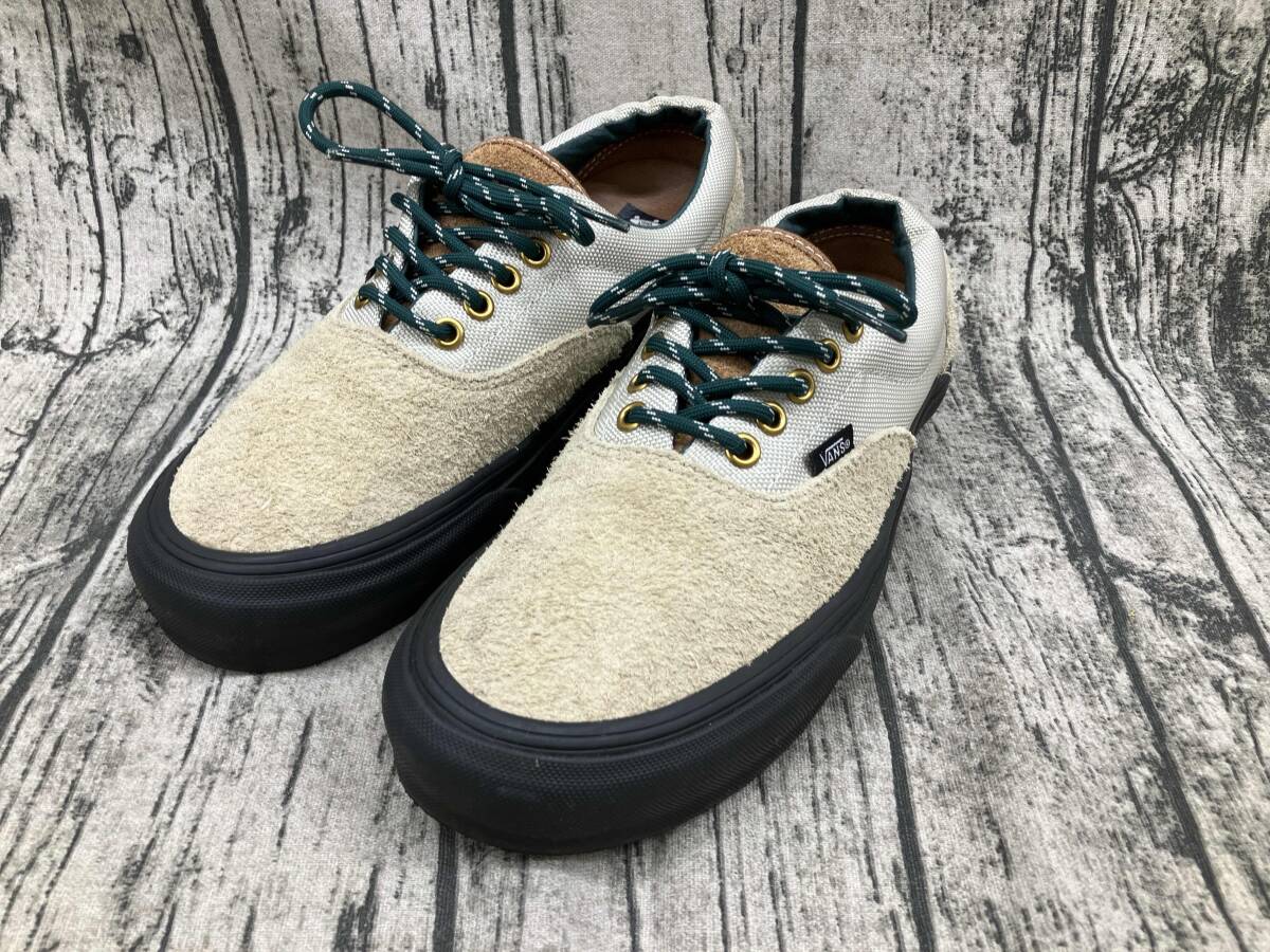 VANS VAULT ERA VLT LX HIKER BONE 26.5cm スニーカー バンズ エラ ベージュ スエード メッシュ拍卖
