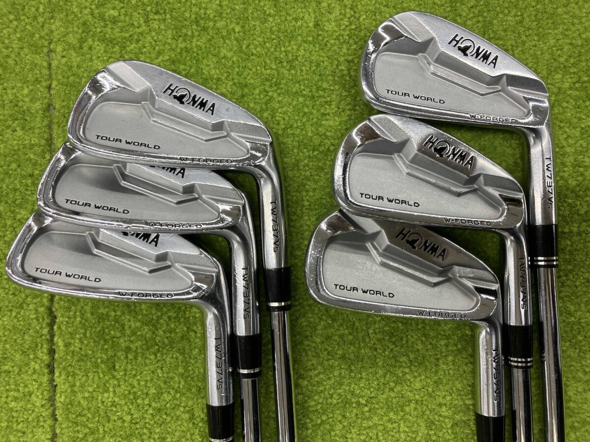 ホンマゴルフ TOUR WORLD 737VS アイアンセット 5〜10 6本セット N.S.PRO MODUS3 TOUR105 フレックスS ヘッドカバーなし 付属品なし拍卖
